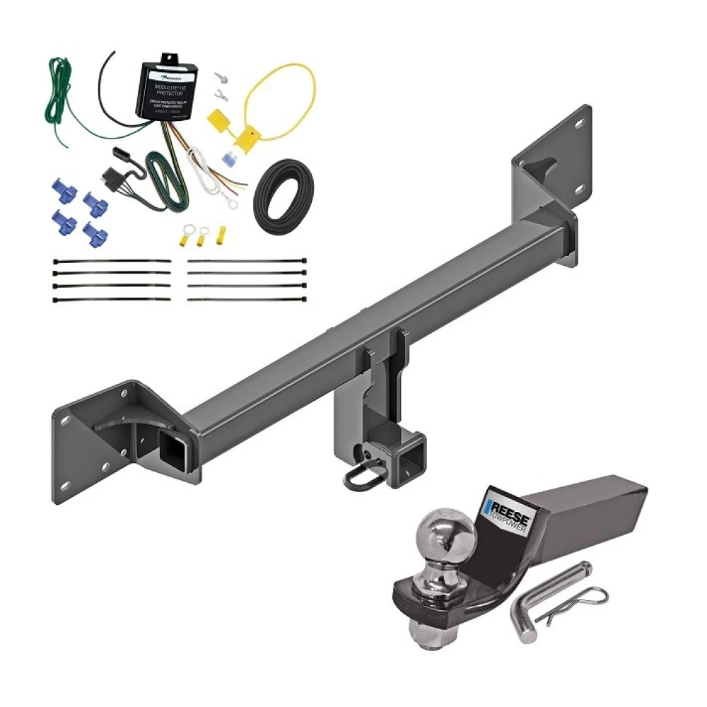 Reese Trailer Tow Hitch For 18-27 Audi Q5 SQ5 All Models Complete Package w/ Wiring and 2" Ball