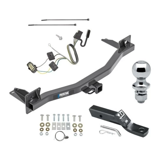 Reese Trailer Tow Hitch For 18-23 Chevrolet Traverse 2024 Limited 18-24 Buick Enclave All Models 2" Receiver Complete Package w/ Wiring and 1-7/8" Ball