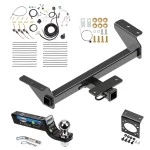 Custom Fit Trailer HitchTow Harness Wiring Package (7-Way) 2" Drop Ball-Mount w/ Pin/Clip 7-Way Mounting Bracket 2" Chrome Ball Installation Hardware Installation Instructions 84238 22117 20212 7080500 Reese Class 4 7K Trailer Hitch Tow Package Class 4 7K Trailer Hitch Tow Package w/ 7-Way RV Wiring For 16-23 Toyota Tacoma w/ 2" Drop Mount 2" Ball 2" Receiver All Models Reese