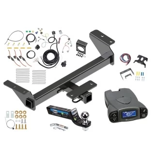 Class 4 7K Trailer Hitch Tow Package Prodigy P3 Brake Control For 16-23 Toyota Tacoma All Models w/ 7-Way RV Wiring 2" Drop Mount 2" Ball 2" Receiver Reese Tekonsha
