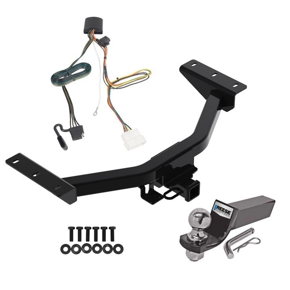 Reese Trailer Tow Hitch For 19-25 Honda Passport All Models Complete Package w/ Wiring and 2" Ball