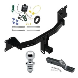 Reese Trailer Tow Hitch For 20-25 Porsche Cayenne Coupe 2" Receiver Complete Package w/ Wiring and 1-7/8" Ball