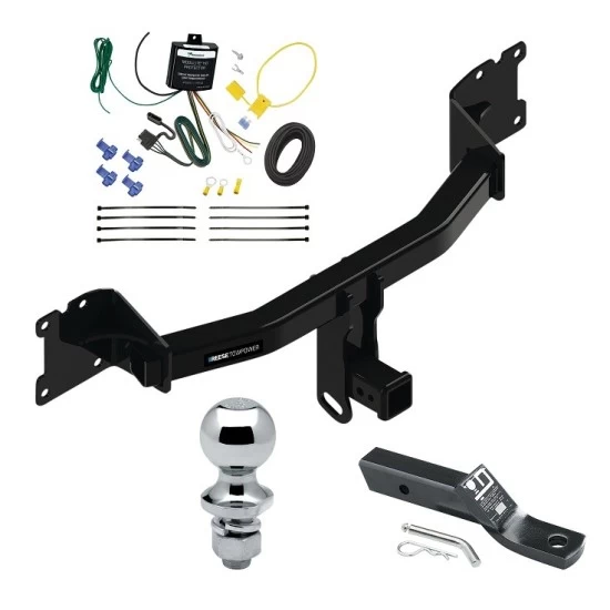 Reese Trailer Tow Hitch For 20-25 Porsche Cayenne Coupe 2" Receiver Complete Package w/ Wiring and 1-7/8" Ball