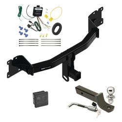 Reese Trailer Tow Hitch For 20-25 Porsche Cayenne Coupe Deluxe Package Wiring 2" Ball Mount and Lock