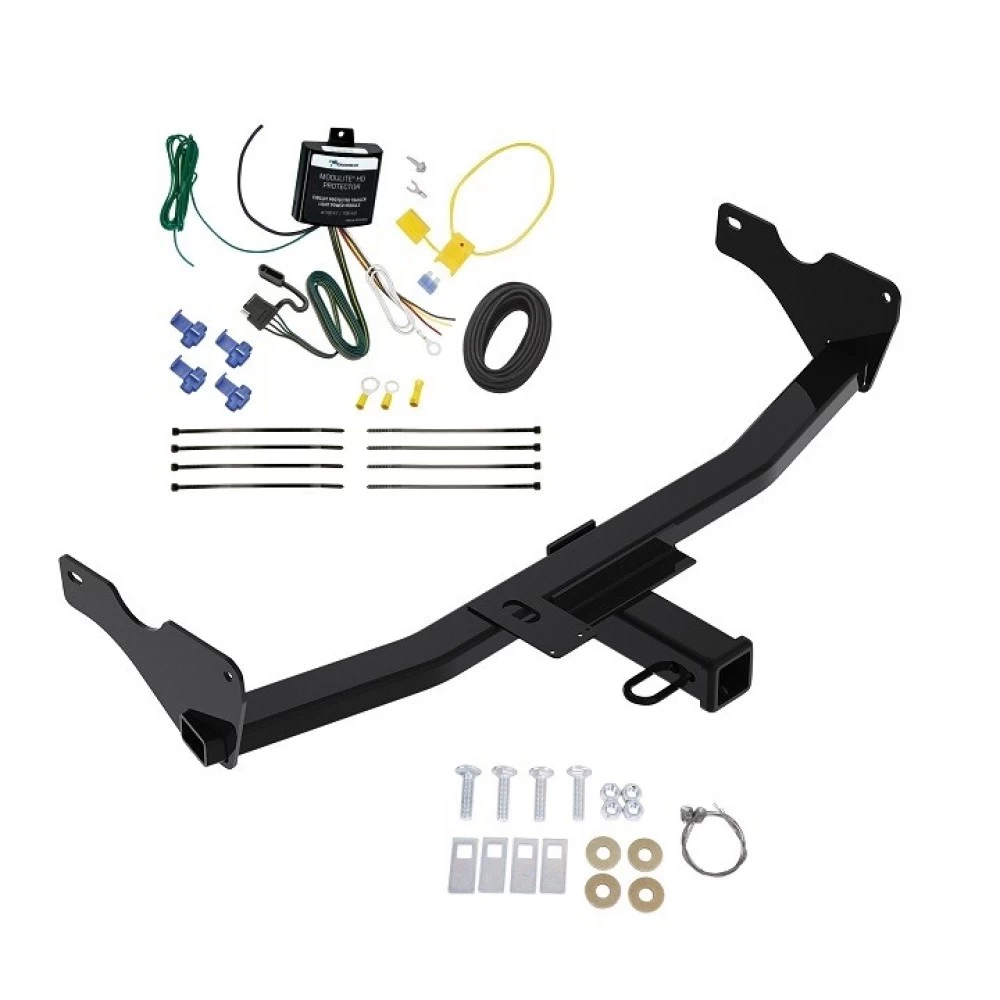 Reese Trailer Tow Hitch For 19-24 Audi Q3 (Except w/Hands-Free Liftgate Sensor) w/ Wiring Kit Class 3 2" Receiver