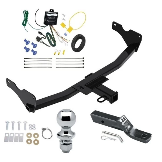 Reese Trailer Tow Hitch For 19-27 Audi Q3 All Models 2" Receiver Complete Package w/ Wiring and 1-7/8" Ball
