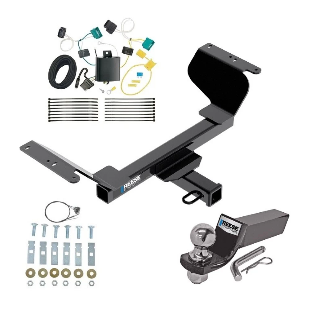 Reese Trailer Tow Hitch For 18-24 Chevrolet Equinox Gasoline, Excluding Premier Complete Package w/ Wiring and 2" Ball