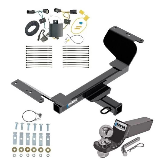 Reese Trailer Tow Hitch For 18-24 Chevrolet Equinox Gasoline, Premier Models Complete Package w/ Wiring and 2" Ball