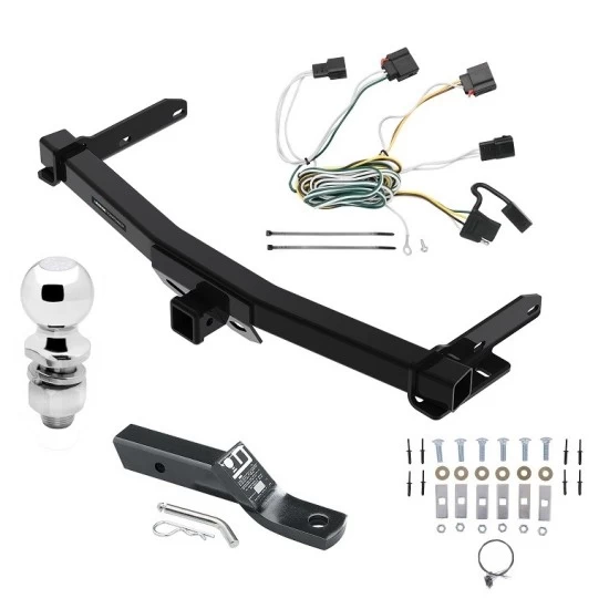 Reese Trailer Tow Hitch For 11-13 Jeep Grand Cherokee Complete Package w/ Wiring and 2" Ball