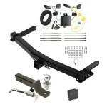 Custom Fit Trailer Hitch Wiring Harness (Plug & Play) 2" Drop Ball-Mount w/ Locking Pin/Clip 2" Chrome BallRubber Hitch Plug Cover Installation Hardware Installation Instructions 84432 118617 7005111 7010 Reese Trailer Tow Hitch 14-23 Dodge Reese Trailer Tow Hitch For 14-23 Dodge Durango All Styles Deluxe Package Wiring 2" Ball Mount and Lock