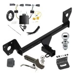 Ultimate Tow Package For 20-27 Buick Encore GX w/o LED Taillights Trailer Hitch w/ Wiring 2" Drop Mount Dual 2" and 1-7/8" Ball Lock Bracket Cover 2" Receiver Reese