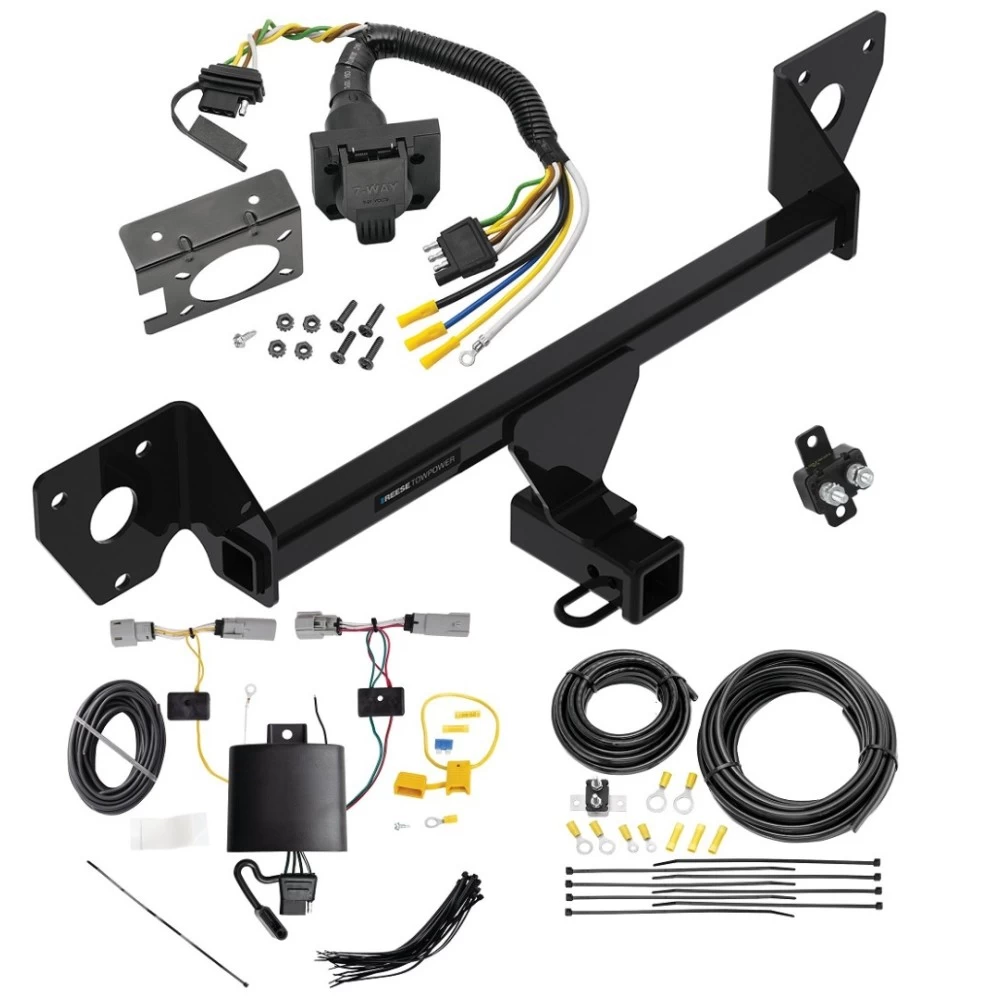 Trailer Hitch w/ 7-Way RV Wiring For 21-23 Chevrolet Trailblazer Except w/LED Taillights Class 3 2" Receiver Reese Trailer Hitch w/ 7-Way RV Wiring For 21-23 Chevrolet Trailblazer Except w/LED Taillights Class 3 2" Receiver Reese