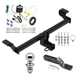 Reese Trailer Tow Hitch For 21-26 Lincoln Corsair Exc PHEV 2" Receiver Complete Package w/ Wiring and 1-7/8" Ball