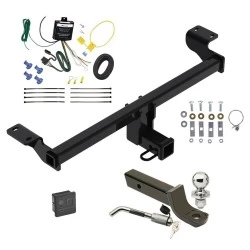 Reese Trailer Tow Hitch For 21-26 Lincoln Corsair Exc PHEV Deluxe Package Wiring 2" Ball Mount and Lock
