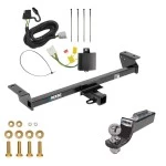 Reese Trailer Tow Hitch For 16-22 Lexus RX350 RX450h w/o factory Tow PKG Complete Package w/ Wiring and 2" Ball
