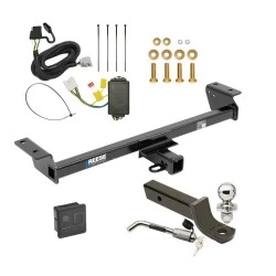 Reese Trailer Tow Hitch For 16-22 Lexus RX350 RX450h w/o factory Tow PKG Deluxe Package Wiring 2" Ball Mount and Lock