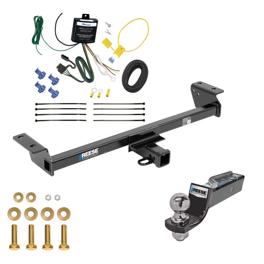 Tow Package For 16-22 Lexus RX350 RX450h Trailer Hitch w/ Wiring 2" Drop Mount 2" Ball 2" Receiver Reese