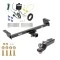 Tow Package For 16-22 Lexus RX350 RX450h Trailer Hitch w/ Wiring 2" Drop Mount 2" Ball 2" Receiver Reese