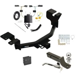 Reese Trailer Tow Hitch For 22-27 Ford Maverick All Models Deluxe Package Wiring 2" Ball Mount and Lock
