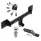 Reese Trailer Tow Hitch For 21-27 Mercedes GLE SUV All Models Complete Package w/ Zero Contact Wiring Harness Kit and 1-7/8" Ball