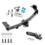 Tow Package For 15-22 Chevrolet Colorado GMC Canyon Trailer Hitch w/ Wiring 2" Drop Mount 2" Ball 2" Receiver Reese