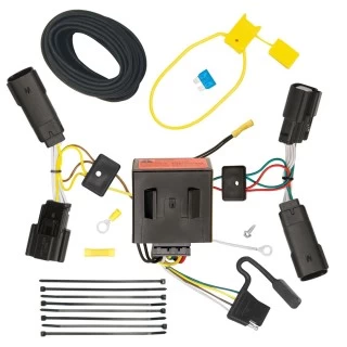 Trailer Hitch Tow Package Prodigy P3 Brake Control For 11-14 Ford Edge Exc Sport w/ 7-Way RV Wiring 2" Drop Mount 2" Ball Class 3 2" Receiver Reese Tekonsha