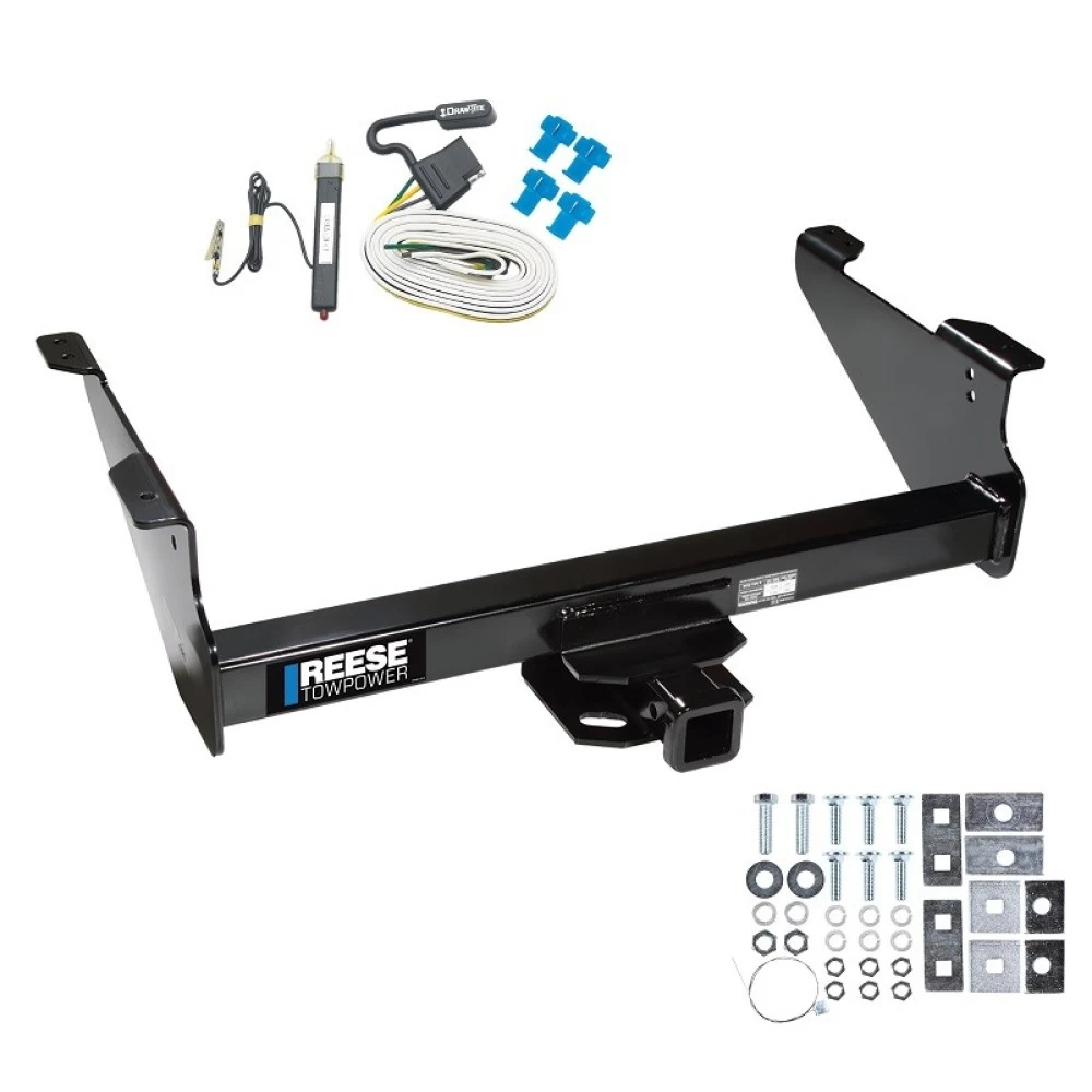 Trailer Hitch w/ Wiring For 03-24 Dodge Ram 2500 3500 03-08 Ram 1500 Class 5 2" Tow Receiver Reese Tekonsha