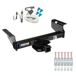 Trailer Hitch w/ Wiring For 01-25 Chevy Silverado GMC Sierra 3500 HD 07-07 Classic 07-12 Dodge RAM 3500 4500 5500 Class 5 2" Tow Receiver Reese Tekonsha