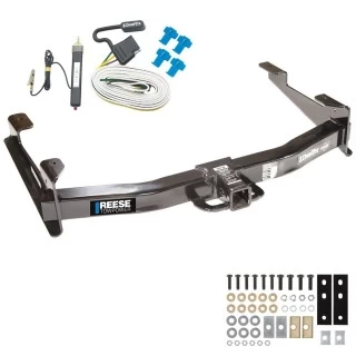 Trailer Hitch w/ Wiring For 01-10 Chevy Silverado GMC Sierra 2500 HD 3500 HD 2007 Classic 97-99 Mercury Mountaineer 95-00 Ford Explorer Class 5 2" Tow Receiver Reese Tekonsha