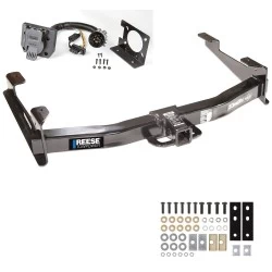 Class 5 13K Trailer Hitch w/ 7-Way RV Wiring For 01-10 Chevy Silverado GMC Sierra 2500 HD 3500 HD 2007 Classic 97-99 Mercury Mountaineer 95-00 Ford Explorer Class 5 2" Receiver All Models Reese