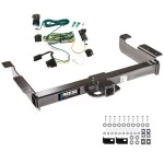 Trailer Hitch w/ Wiring For 03-27 Chevy Express GMC Savana 1500 2500 3500 Class 5 2" Tow Receiver Reese Tekonsha