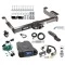 Class 5 10K Trailer Hitch Tow Package Prodigy P3 Brake Control For 96-99 Chevy Express GMC Savana 1500 2500 3500 w/ 7-Way RV Wiring 2-5/16" Ball 2" Drop Mount 2" Receiver Reese Tekonsha