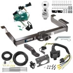 Class 5 10K Trailer Hitch Tow Package w/ 7-Way RV Wiring For 96-99 Chevy Express GMC Savana 1500 2500 3500 w/ 2-5/16" Ball 2" Drop Mount 2" Receiver Reese