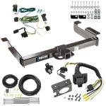 Class 5 10K Trailer Hitch w/ 7-Way RV Wiring For 03-27 Chevy Express GMC Savana 1500 2500 3500 Class 5 2" Receiver Reese