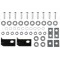 Class 5 10K Trailer Hitch Tow Package w/ 7-Way RV Wiring For 03-27 Chevy Express GMC Savana 1500 2500 3500 w/ 2-5/16" Ball 2" Drop Mount 2" Receiver Reese