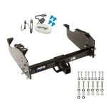 Trailer Hitch w/ Wiring For 63-87 Chevy GMC C/K 99-21 Ford Super Duty 03-09 Kodiak Topkick 07-12 RAM 3500 4500 5500 Class 5 2" Tow Receiver Reese Tekonsha