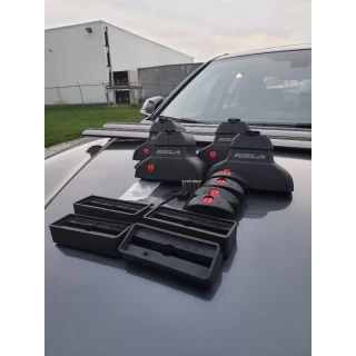Custom Fit Door Frame Kit End Support Aluminum Cross BarsInstallation Instructions CKBH 59972 RE47 Rola Rola Roof Rack Cross Bars 99-22 BMW 1 2 3 4 5 Series 13-22 Impreza Crosstrek 08-14 Outback Accent Elantra Cargo Kayak Luggage Etc. Complete Kit 99 00 0 Rola Roof Rack Cross Bars For 99-22 BMW 1 2 3 4 5 Series 13-22 Impreza Crosstrek 08-14 Outback Accent Elantra For Cargo Kayak Luggage Etc. Complete Kit