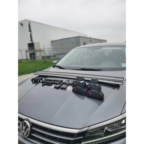 Rola Roof Rack Cross Bars For 12-21 Volkswagen Passat with naked roof Aluminum Extreme Cross Bar DFE Series