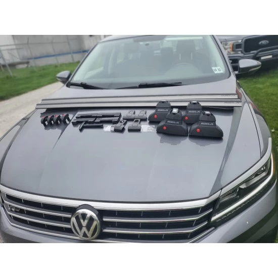 Rola Roof Rack Cross Bars For 12-21 Volkswagen Passat with naked roof Aluminum Extreme Cross Bar DFE Series