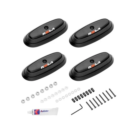 59772 59753 Rola Rola 165lb 51" Roof Rack Cross Bars Keys Fiberglass Surfaces Truck Cabs Camper Sheells Hard Tonneau Covers RV and Pop-up Camper tops Rola 165lb 51" Roof Rack Cross Bars w/ Keys For Fiberglass Surfaces Truck Cabs Camper Sheells Hard Tonneau Covers RV and Pop-up Camper tops