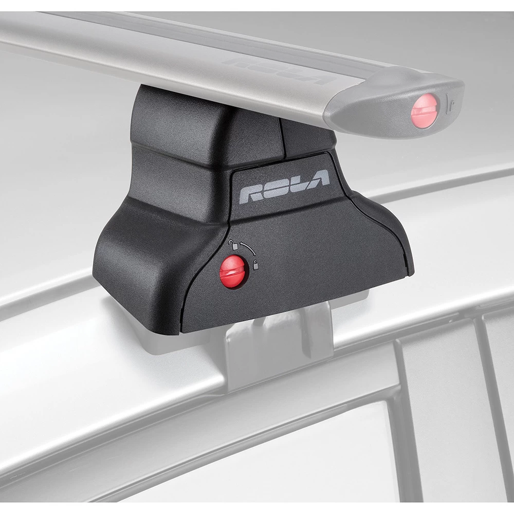 Rola Roof Rack Cross Bars For 13-19 Ford Escape w/ 8 Lock Cores For Cargo Kayak Luggage Etc. Complete Kit