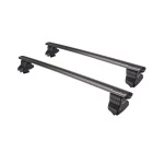 Rola Roof Rack Cross Bars For 13-19 Ford Escape w/ 8 Lock Cores For Cargo Kayak Luggage Etc. Complete Kit