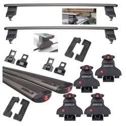 Rola Roof Rack Cross Bars For 16-23 Honda Civic Sedan Only For Cargo Kayak Luggage Etc. Complete Kit