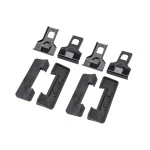 Rola Roof Rack Cross Bars For 13-19 Ford Escape w/ 8 Lock Cores For Cargo Kayak Luggage Etc. Complete Kit