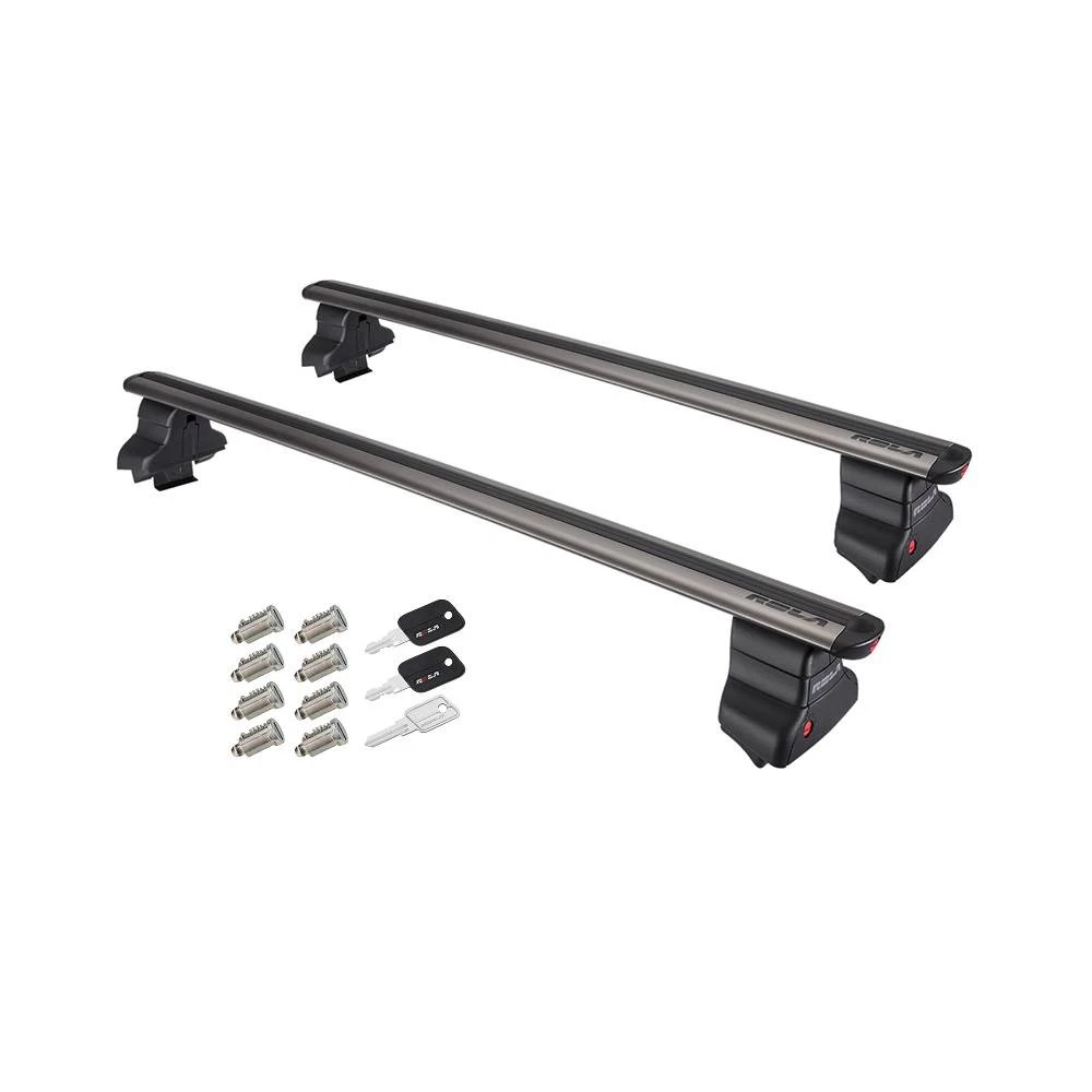 Rola Roof Rack Cross Bars w/ Keys For 13-19 Ford Escape Aluminum Extreme Cross Bar DFE Series