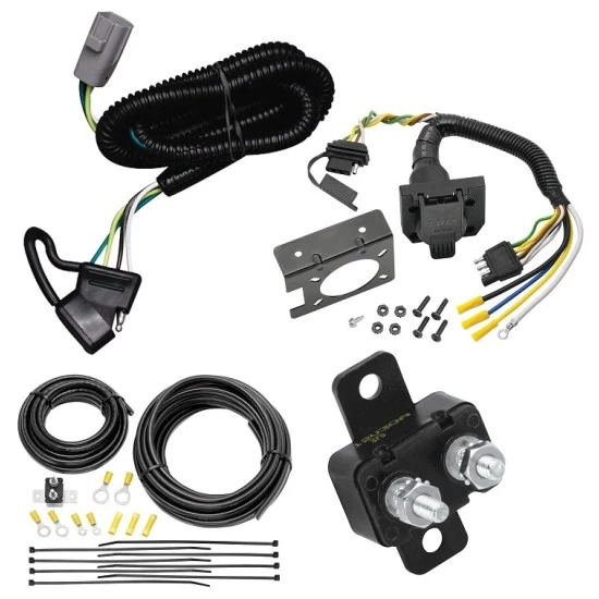 118246 85343 20506 7012A Tekonsha Trailer Hitch 7 Way RV Wiring Kit 01-02 Toyota Sequoia Plug Prong Pin Brake Control Ready 01 02 2001 2002 Trailer Hitch 7 Way RV Wiring Kit For 01-02 Toyota Sequoia Plug Prong Pin Brake Control Ready