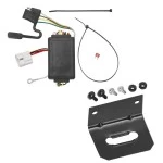Trailer Wiring and Bracket For 04-07 Toyota Highlander w/ OEM Tow Package 4-Flat Harness Plug Play