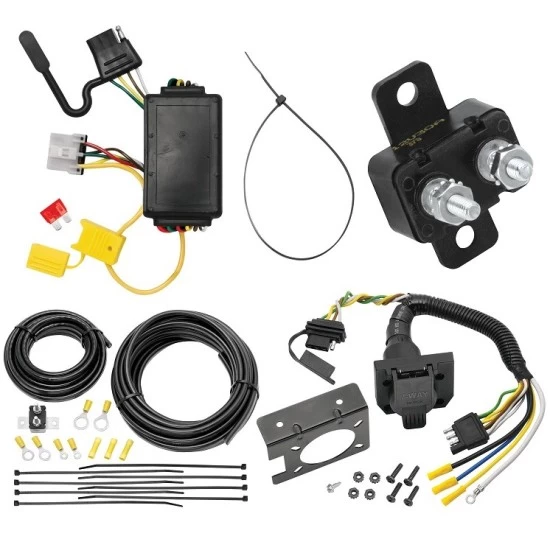 118249 85343 20506 7012A Tekonsha Trailer Hitch 7 Way RV Wiring Kit 07-12 Mazda CX-7 w/Factory Tow PKG Plug Prong Pin Brake Control Ready 07 08 09 10 11 122007 2008 2009 2010 2011 2012 Trailer Hitch 7 Way RV Wiring Kit For 07-12 Mazda CX-7 w/Factory Tow PKG Plug Prong Pin Brake Control Ready