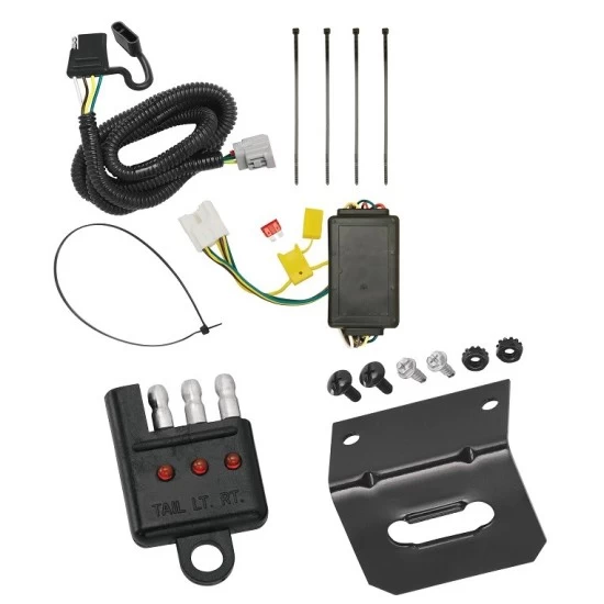 Plug and Play T-One Wiring Harness Connector 4-Flat Mounting Bracket 4-Flat Car End Tester w/ LED Display 118255 118144 20114 Tekonsha Trailer Wiring and Bracket Light Tester 10-22 Lexus RX350 RX450h without Factory Tow Package Plug Play 4-Flat Harness 10 Trailer Wiring and Bracket w/ Light Tester For 10-22 Lexus RX350 RX450h without Factory Tow Package Plug & Play 4-Flat Harness