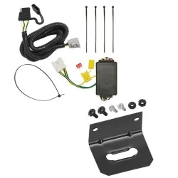 Trailer Wiring and Bracket For 10-22 Lexus RX350 RX450h 18-22 RX350L Plug & Play 4-Flat Harness